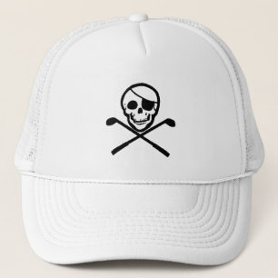 Casquette de golfeur de pirate de jolly roger