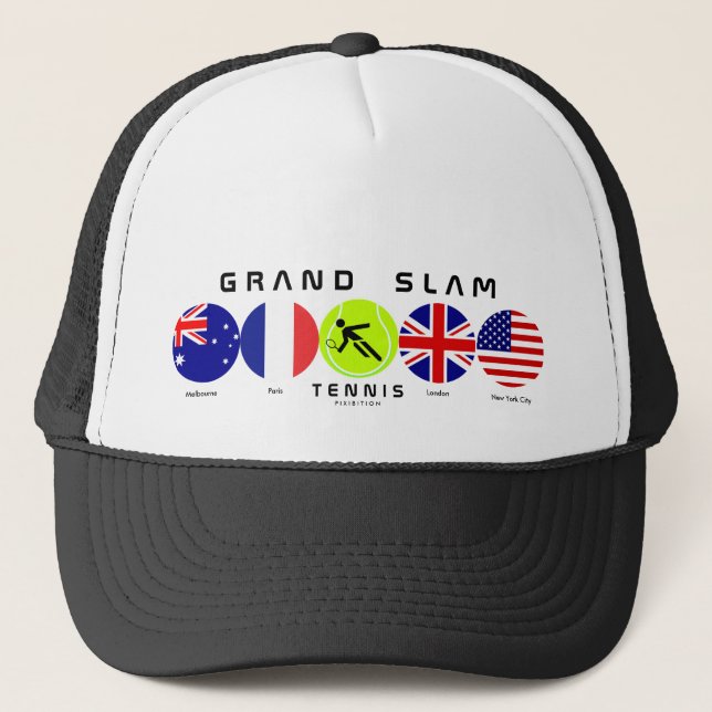 Casquette de Grand Chelem de tennis (Devant)