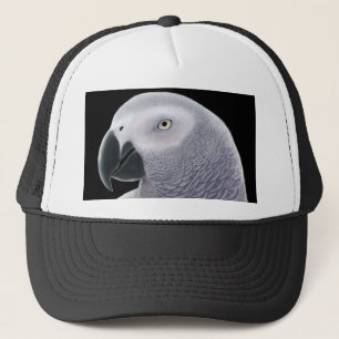 Casquette de gris africain