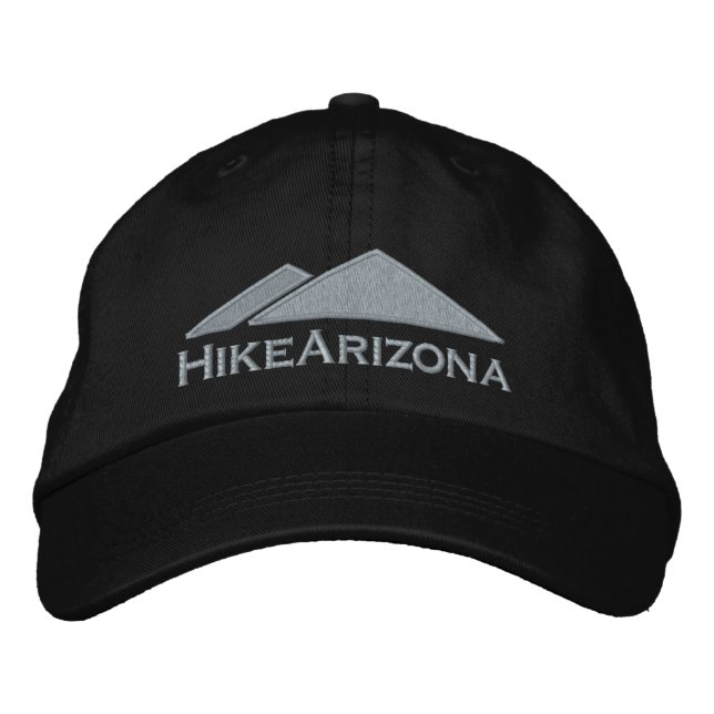 Casquette de HikeArizona - noir (Devant)