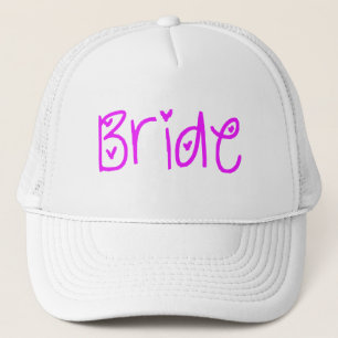 Casquette de jeune mariée