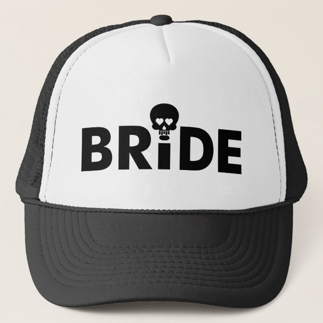 Casquette de jeune mariée de camionneur - partie (Devant)