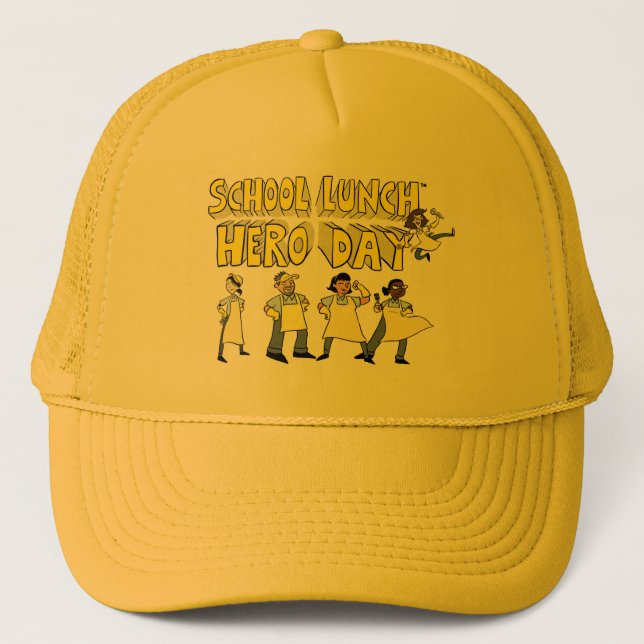 Casquette de la Journée du héros du déjeuner scola (Devant)