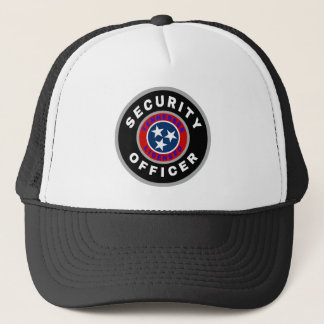Casquette de l'agent de sécurité du Tennessee noir