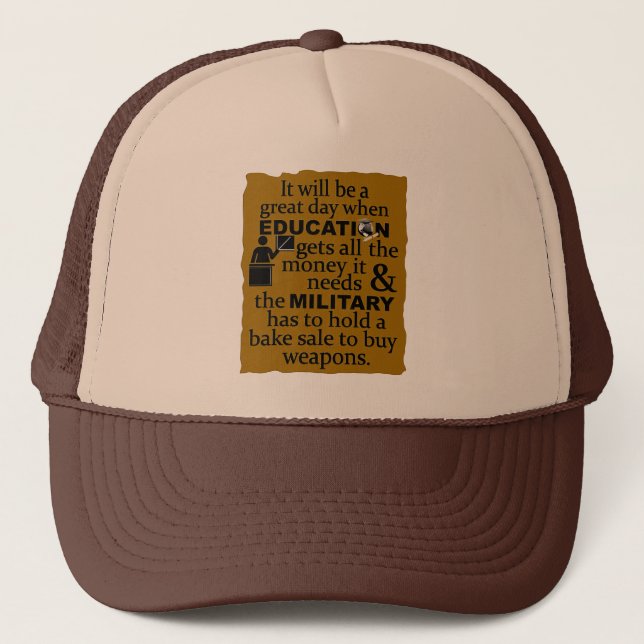 Casquette de l'éducation (Devant)