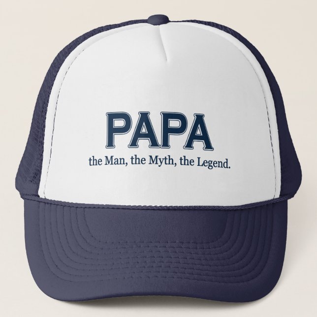 Casquette de légende de mythe d'homme de papa (Devant)