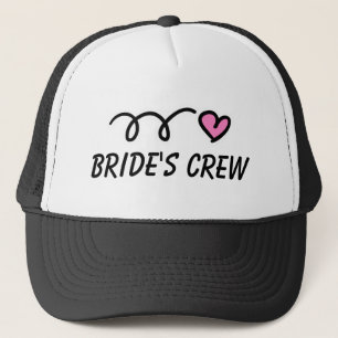 Casquette de l'équipe de mariée pour mariage ou ba