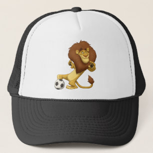 Casquette de lion du football