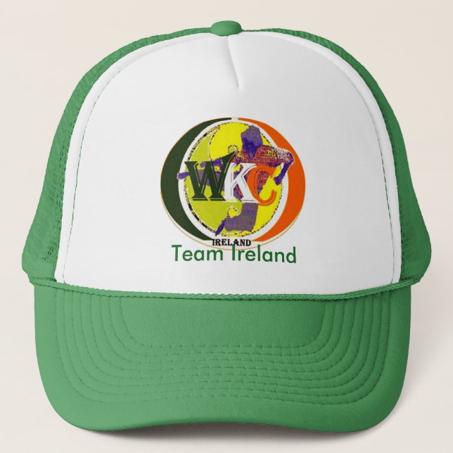 Casquette de l'Irlande d'équipe de WKC (Devant)