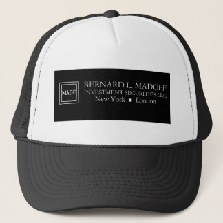 Casquette de logo de Madoff