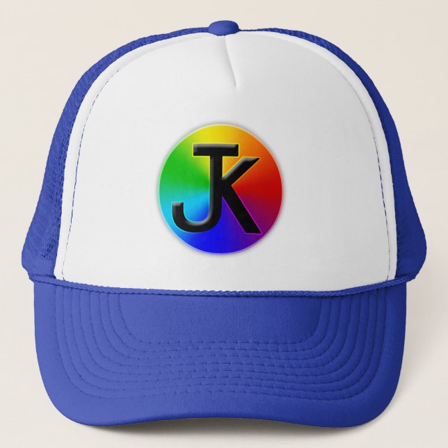 Casquette de logo de roue de couleur de Jk (Devant)