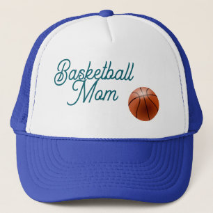 Casquette de Maman de Basketball Bleu et Blanc