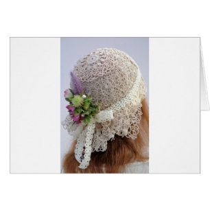casquette de mariage d'aileron des années 1920