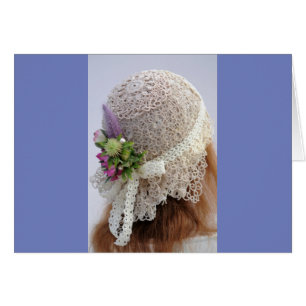 casquette de mariage d'aileron des années 1920