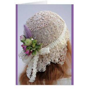 casquette de mariage d'aileron des années 1920