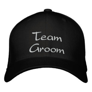 Casquette de Mariage de groupe d'équipe brodé