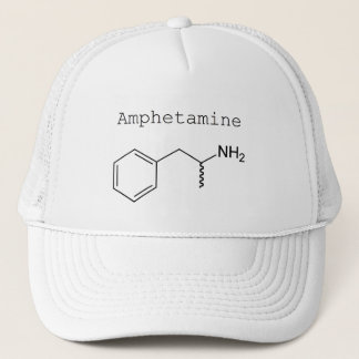 Casquette de molécule d'amphétamine