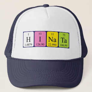 casquette de nom de table périodique Hinata