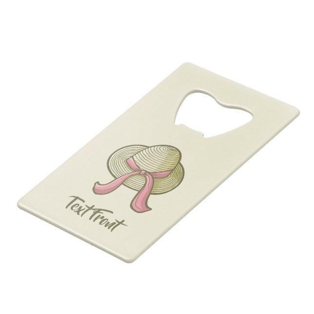 Casquette de paille jaune (Devant Angle)