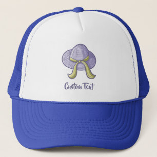Casquette de paille Lilac