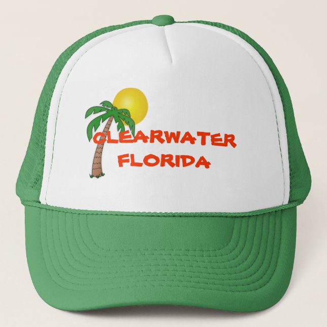 Casquette de palmier Clearwater Florida (Devant)