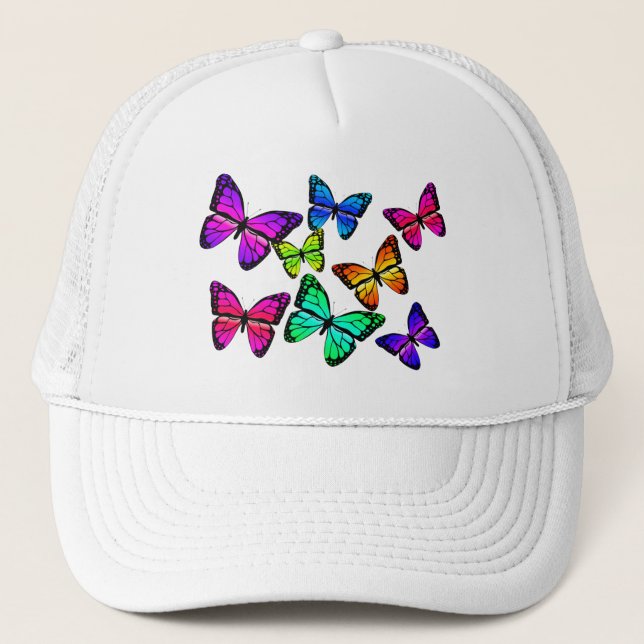 Casquette de papillons (Devant)
