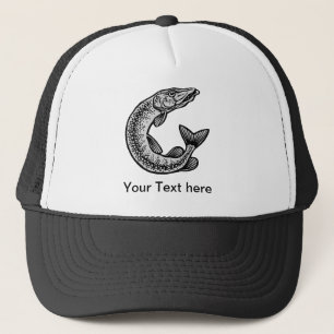 Casquette de pêche de brochet du nord