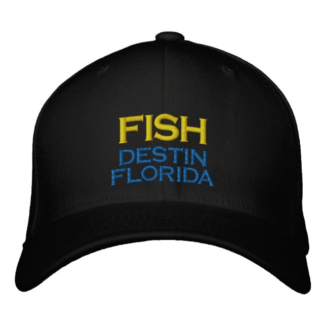 CASQUETTE DE PÊCHE DE LA FLORIDE DE DESTIN DE POIS (Devant)