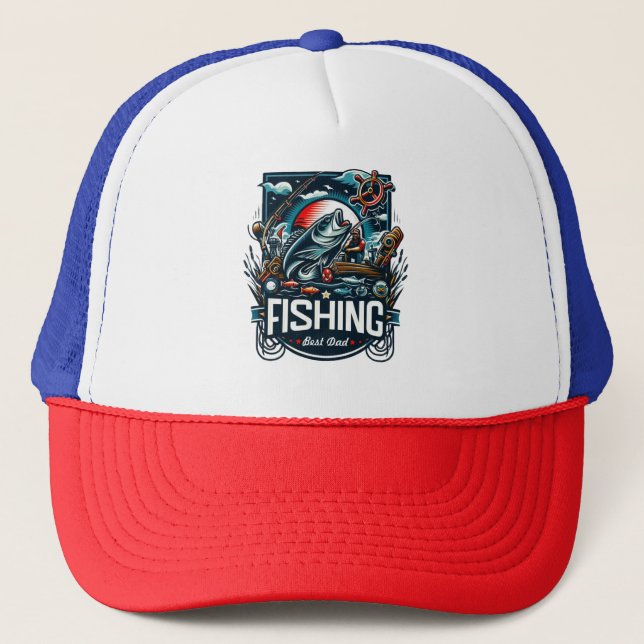 Casquette de pêche personnalisé (Devant)