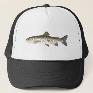 Casquette de pêche - poisson de truite saumonée