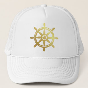 Casquette de performance nautique avec roue de nav
