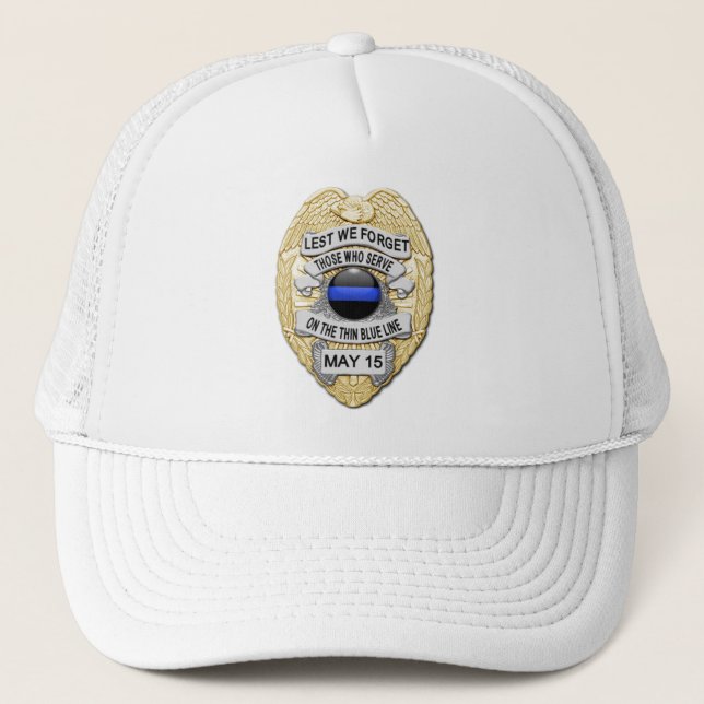 Casquette De Peur Nous Oublions - L'Insigne De Ligne Bleue M (Devant)
