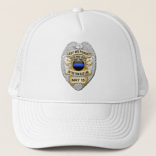 Casquette De Peur Nous Oublions - L'Insigne De Ligne Bleue M (Devant)