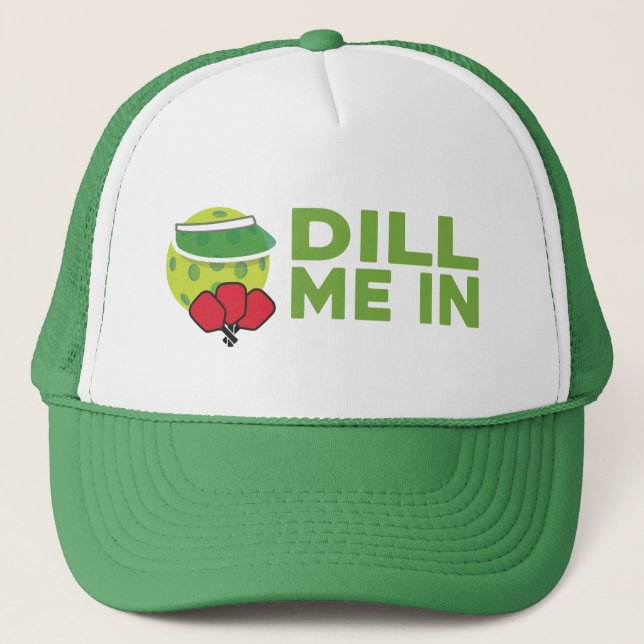 casquette de Pickleball "Dill Me In" (Devant)