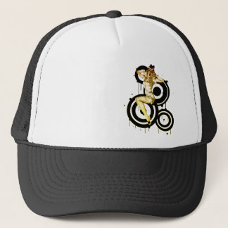 Casquette de pin-up criard