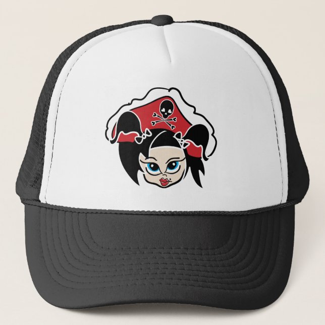 Casquette de pirate de Derby de rouleau (Devant)