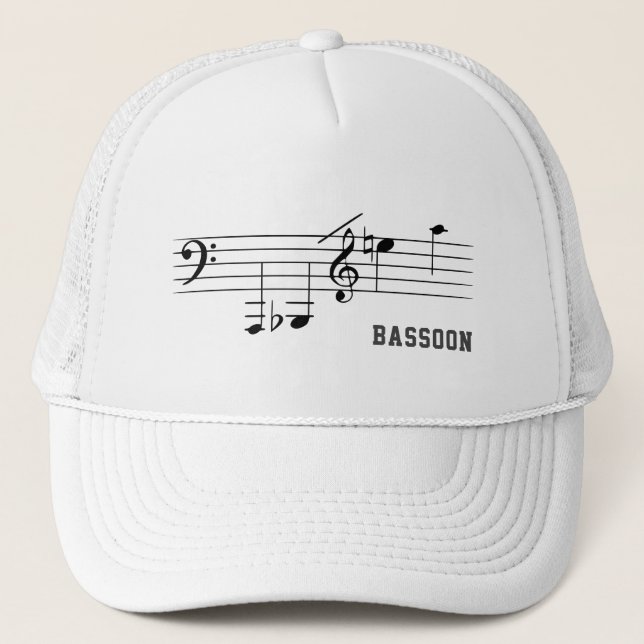 Casquette de plage de lecture Bassoon (Devant)