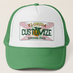 Casquette de plaque d'immatriculation Floride pers