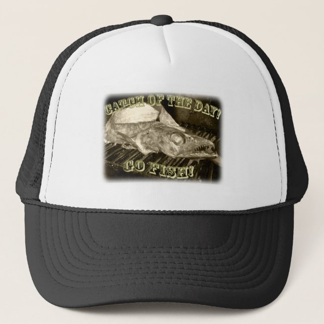 Casquette de poisson cool ! (Devant)