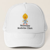Casquette de poussin de médecine vétérinaire