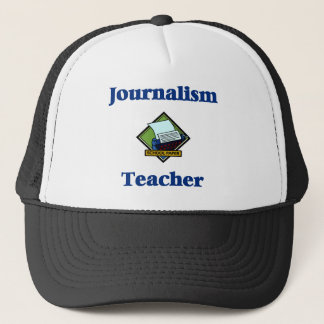 Casquette de professeur de journalisme