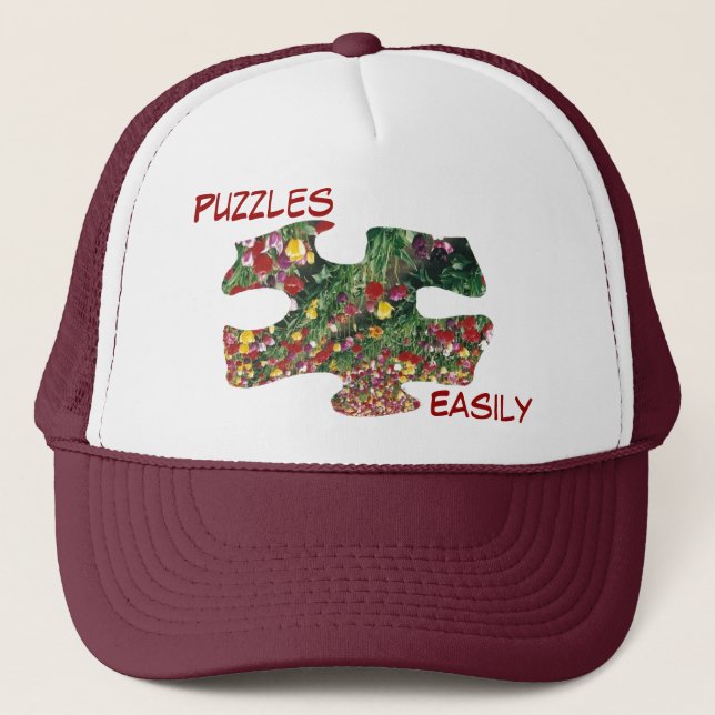 Casquette de puzzle de tulipes (Devant)