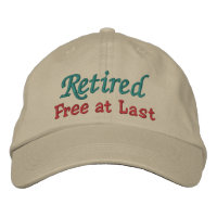 Casquette de retraite par SRF - Gratuit à Dernier!