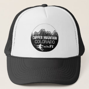 Casquette de ski noir blanc de Copper Mountain Col