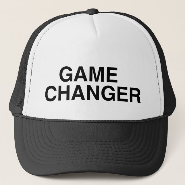 Casquette de slogan de COMMUTATEUR de JEU (Devant)
