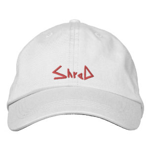 casquette de snowboard de shérif rouge