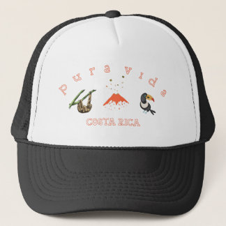 Casquette de souvenir de toucan de volcan de