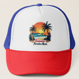 Casquette de style surf Vintage Summer Paradise