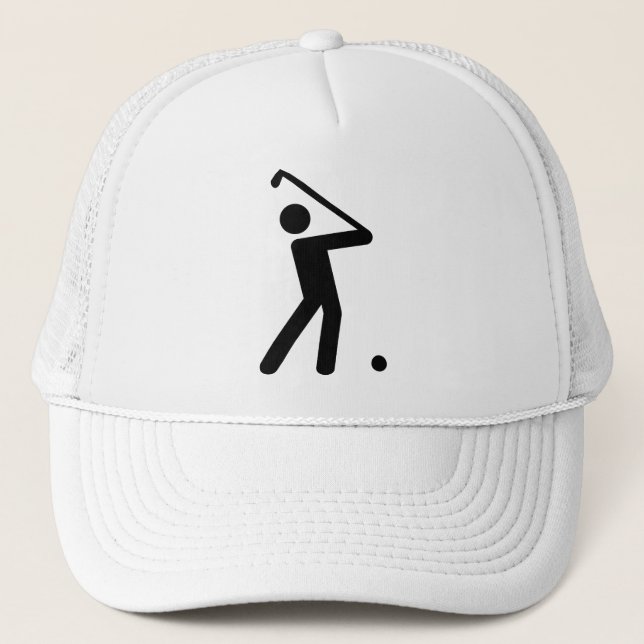 Casquette de symbole de golf (Devant)
