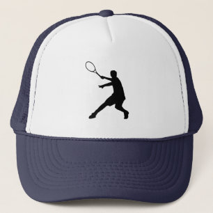 Casquette de tennis avec silhouette du joueur de t